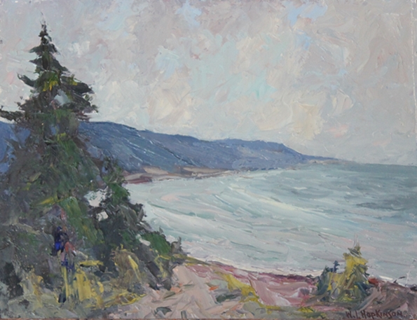 W.J. Hopkinson painting Untitled Landscape