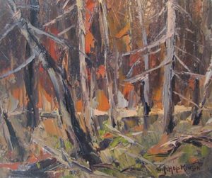 William John Hopkinson oil painting called October, Haliburton